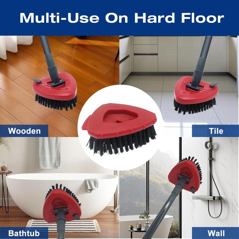 Spin Mop Replace Head, 1 Count Scrub Mop Brush Replacement Head for O-cedar Viledo Rinse Clean Spin Mop, Cleaning Brush for Kitchen Wall Tile