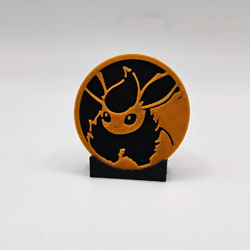 Flareon 3D Printed Pokemon Coin