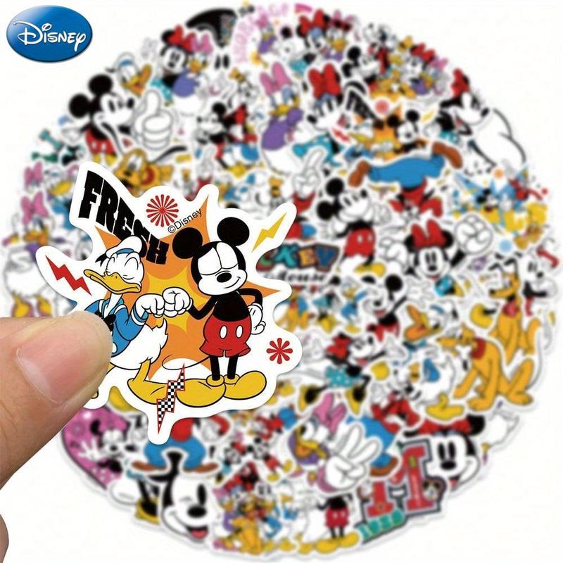 Cartoon Mouse Pattern Sticker (100pcs), Waterproof Self Adhesive Decor Papers, DIY Decor Stickers For Gift Greeting Card Water Bottle Laptop Phone