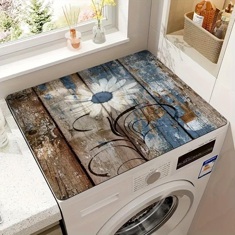 Washing Machine Dust Pad, Farmhouse Style Washing Machine Top Mat, Water Absorbent Pad, Quick Drying Refrigerator Pad, Microwave Dust Pad, Christmas Gifts, Christmas Decorations