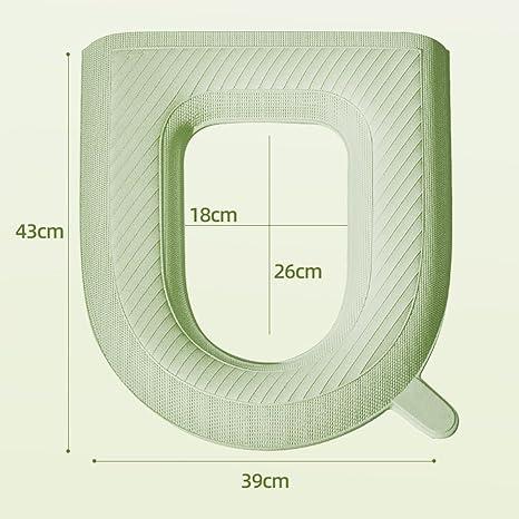 Waterproof Toilet Seat Cushion, 2024 New Toilet Seat Cover Pads, Reusable Waterproof EVA Toilet Seat Cushion, Padded Toilet Seat, Washable Toilet Cover Seat Pad for Home Hotel