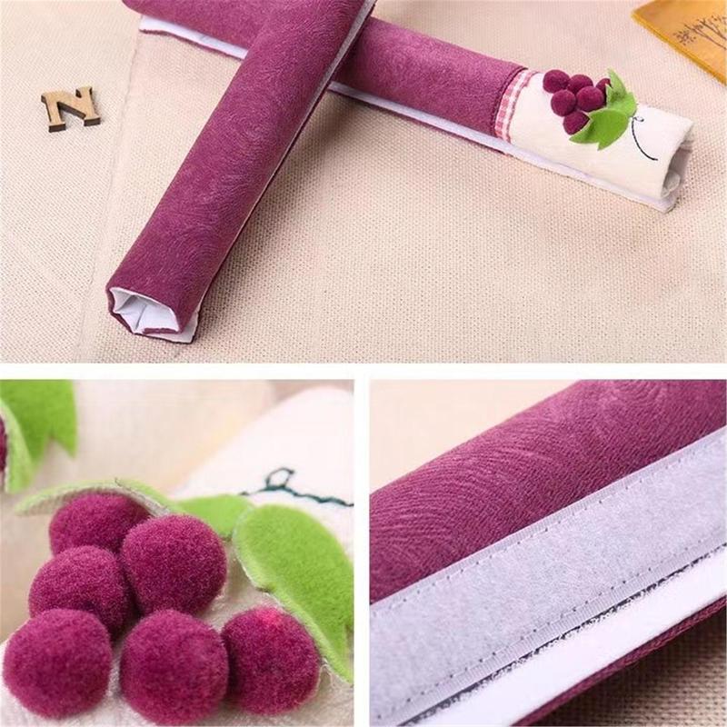 Refrigerator Door Handle Cover, 1 Pair Anti-slip Washable Kitchen Appliance Decor Handle Cover for Fridge Oven Microwave Dishwasher