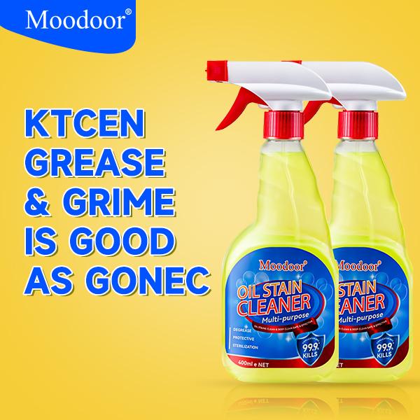 1-Moodoor All-Purpose Grill Cleaner - Powerful Spray for BBQ Grates, Racks, and Smokers