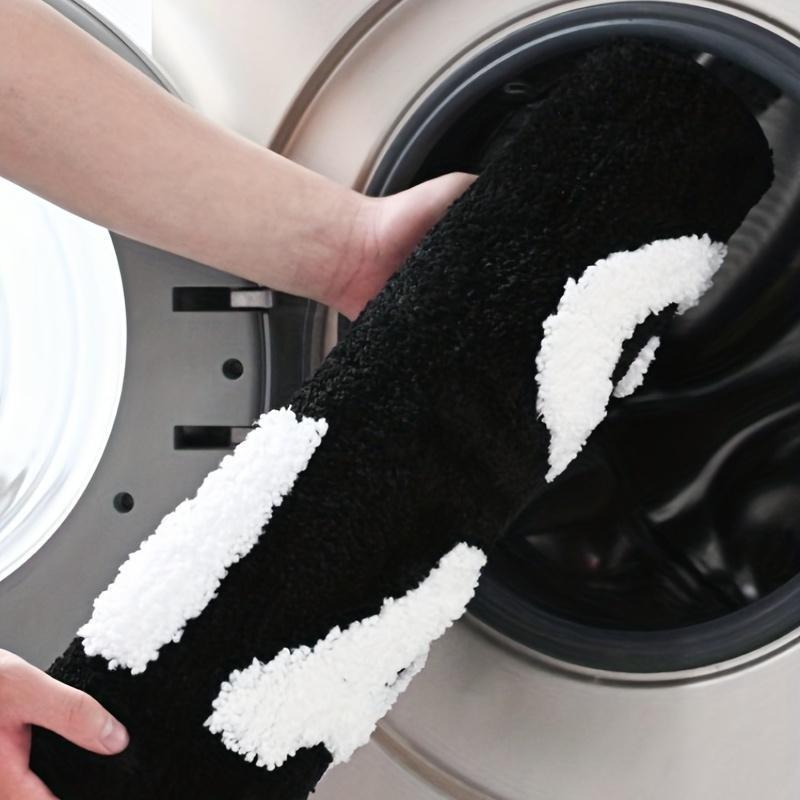 Letter Pattern Bath Mat, Multi-size Non-slip Soft Absorbent Floor Mat, Bathroom Decorative Mat for Home Bathroom Hotel Salon Dormitory