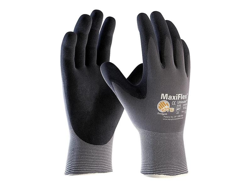 MaxiFlex Pro Grip Gloves 34-874 844 - 12-Pack Nitrile-Coated Work Gloves For Precision Tasks, Heavy-Duty Work, And Industrial Jobs, Ideal For Cleaning And Maintenance In Spain