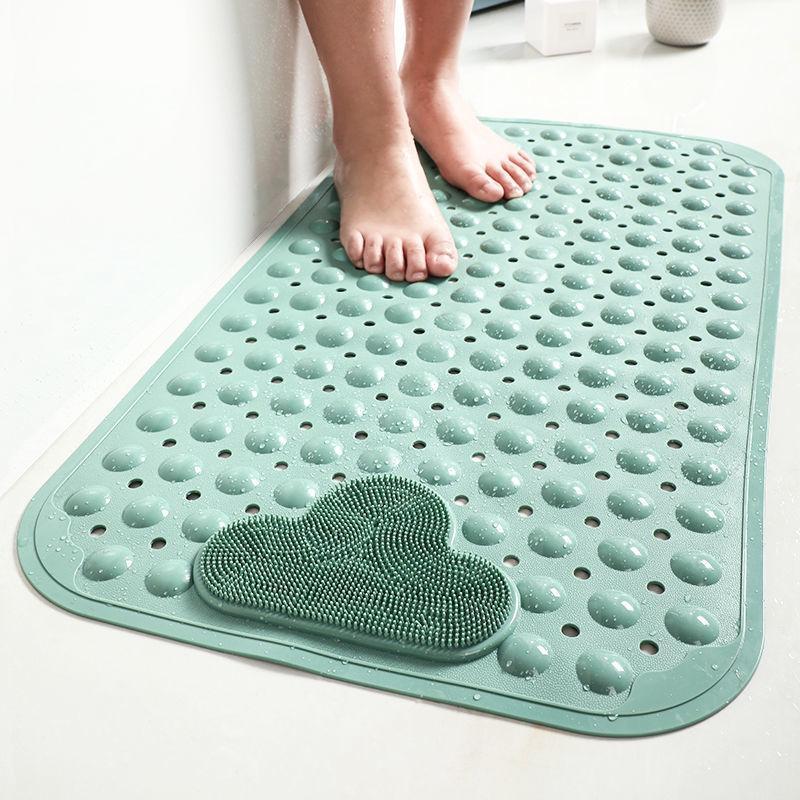 Bubble Design Bath Mat, Non-slip Bath Mat with Suction Cups, Foot Massage Bathroom Mat for Home