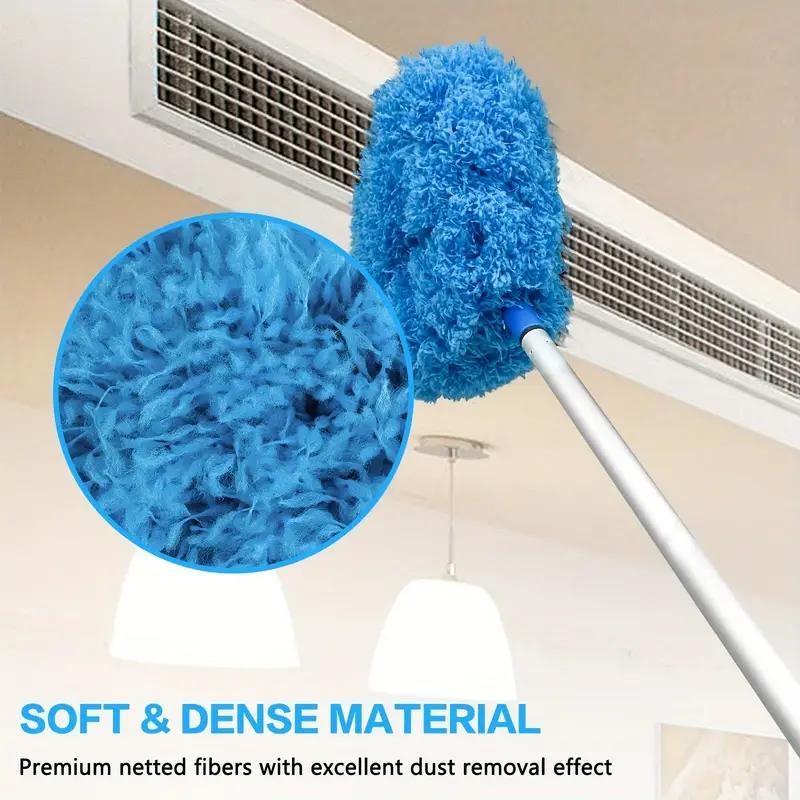 Ceiling Fan Cleaning Duster, Ceiling Fan Cleaner Duster with Extension Pole, Dust Removal BrushHousehold ltems Removable  WashableMicrofiber Ceiling Fan Duster, Household Cleaning Tool for Dust,Pet Hair, Home Care Supplies, Cleaning Products