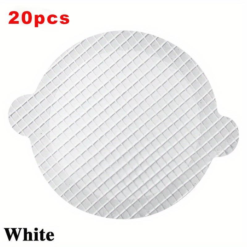 Disposable Shower Drain Hair Catcher Cover, 20pcs Bathroom Sewer Sink Drain Hair Strainer Stopper, Bathtubs Mesh Filter Sticker