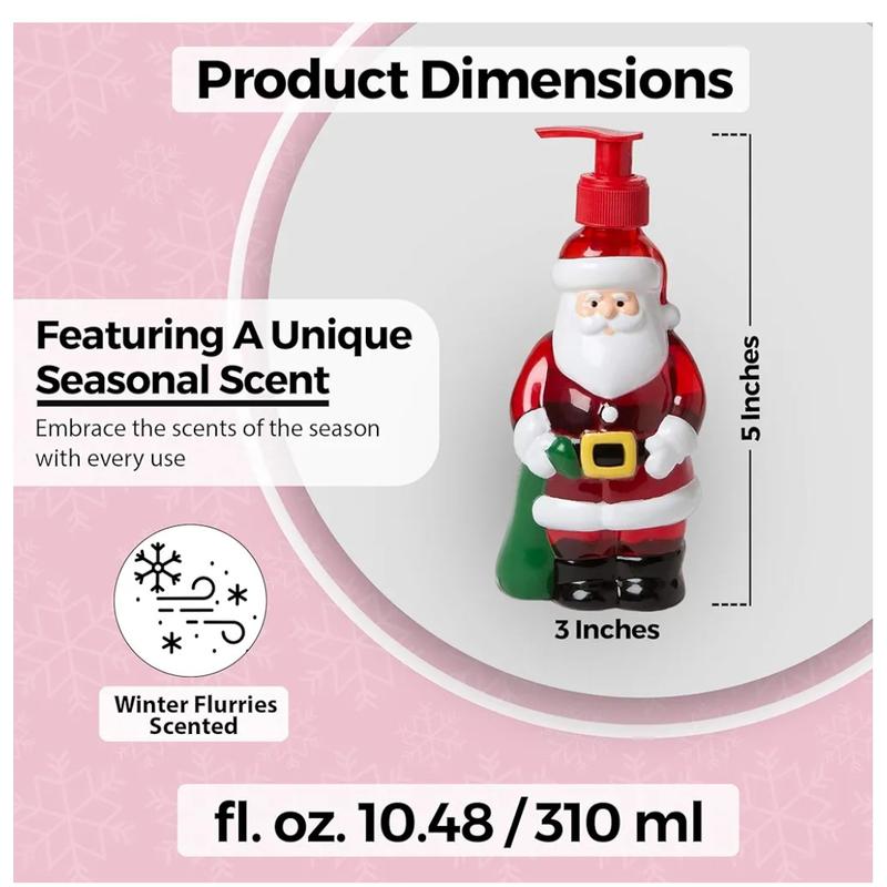 Christmas Character Hand Soap Dispensers, filled  with festive scents