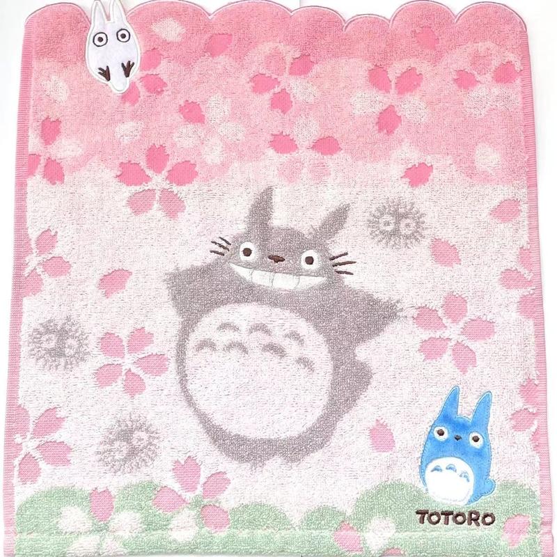 Fabulous Pink Sakura Hand Face Towel with Beautiful Embroidery Cotton for Bathroom, Kitchen, Home Decor